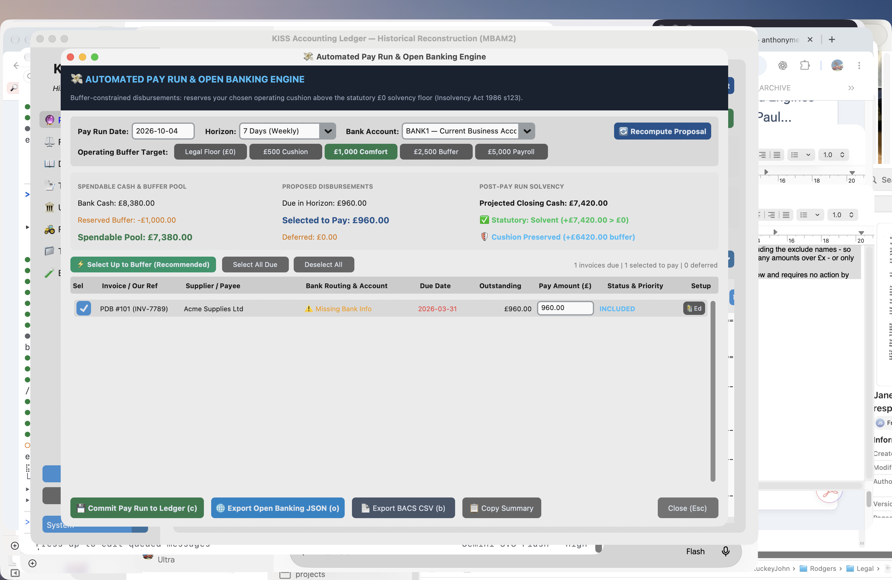 Automated Pay Run Engine